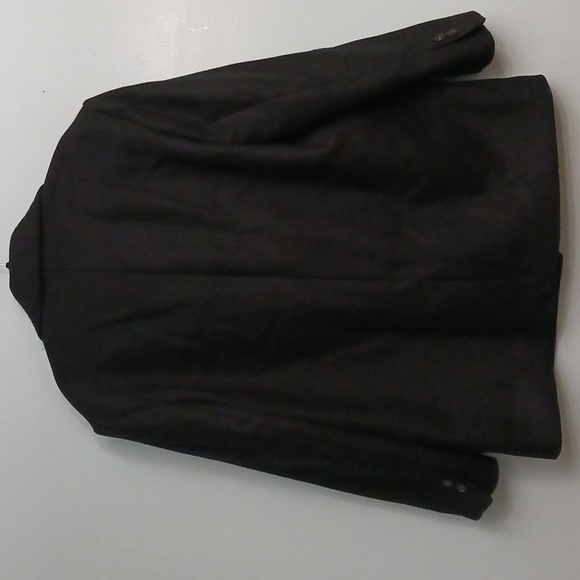 Zara size XLarge women's black wool blend coat. - Picture 6 of 17